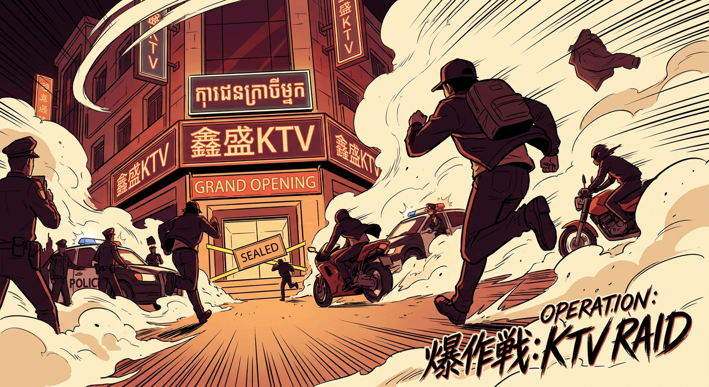 Story-panel art for Cambodia
