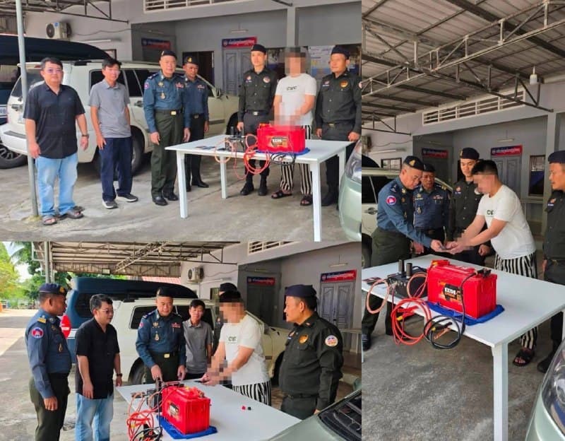 Cambodia Affairs|Chinese National Arrested in Sihanoukville for Operating Mobile Fake BTS Station
