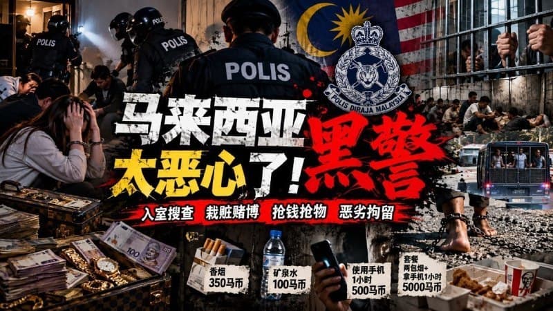 Malaysia Affairs|Chinese Tourist Framed and Detained for 11 Days in KL, Rental Ransacked for 320k Ringgit