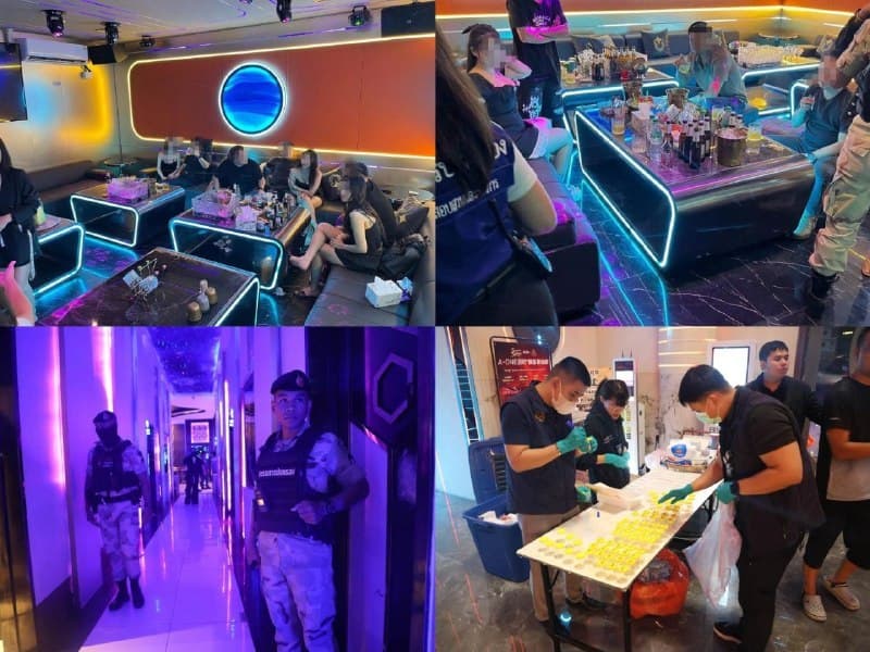 Thailand Affairs|Deputy Interior Minister Raids Four Unlicensed KTVs Catering to Chinese Clients in Rayong