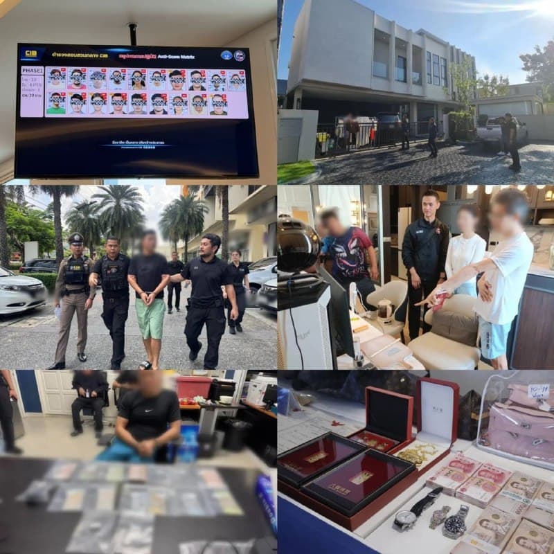 Thailand Affairs|Thai Police Bust 3 Billion Baht Money Laundering Ring Tied to Poipet Scam Hubs