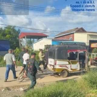 Cambodia Affairs|Poipet Police Arrest Two Chinese Nationals, Impound Black Sedan