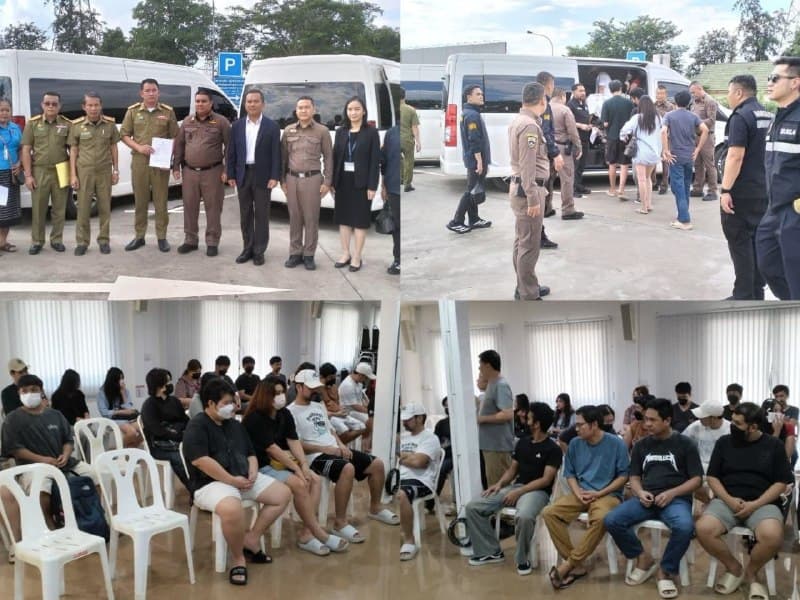 Thailand Affairs|Laos Repatriates 25 Thai Nationals Suspected of Online Gambling and Cybercrime