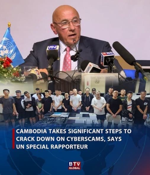 Cambodia Affairs|UN Report: Over 600 Scam Compounds Closed, Around 300,000 Suspects Depart Cambodia