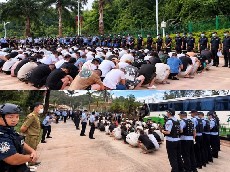 Laos Affairs|Boten Border Handover: Laos Transfers 118 Chinese Nationals, 113 Suspected of Telecom Fraud