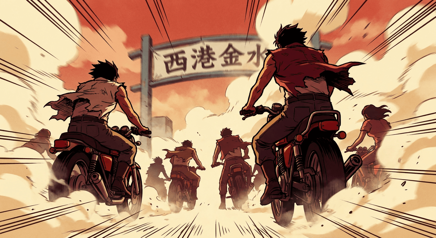 Story-panel art for Preah Sihanouk