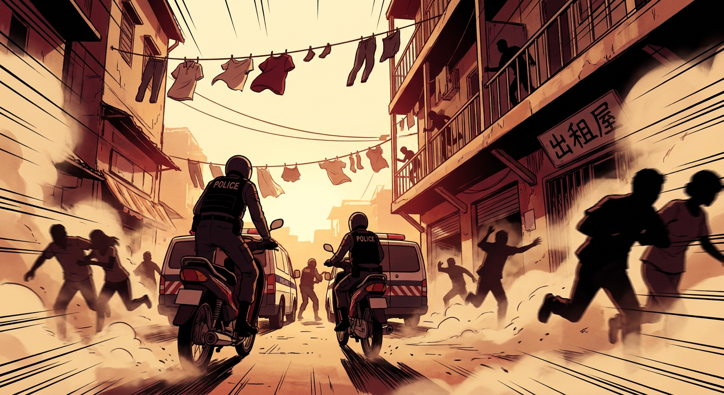 Story-panel art for Cambodia