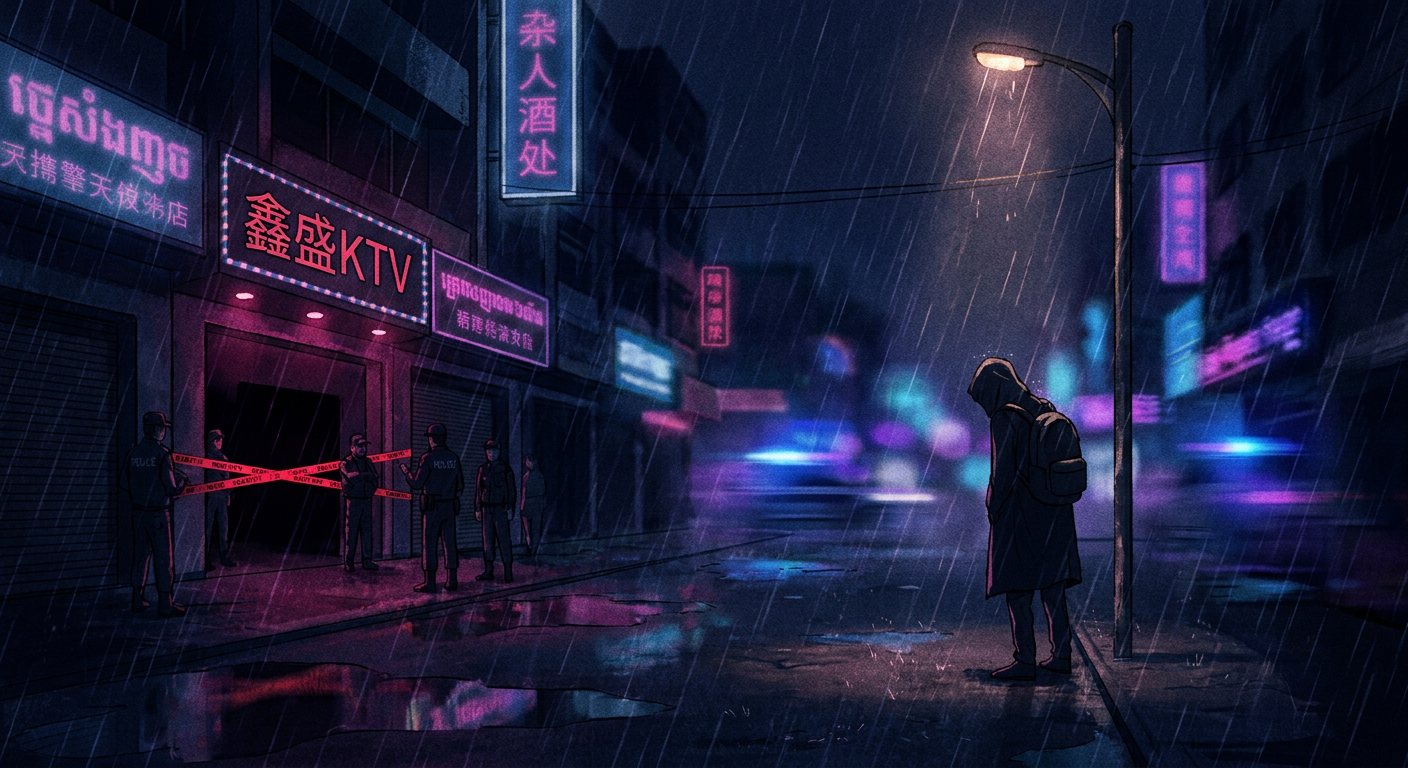 Bleak contrast art for Cambodia